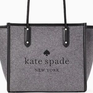 Kate Spade Black and Gray Tote Bag